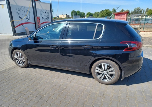 Peugeot 308 cena 49900 przebieg: 87490, rok produkcji 2019 z Wągrowiec małe 191